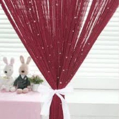 Rèm đính hạt châu mã 04