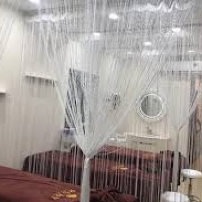 Rèm đính hạt châu mã 01
